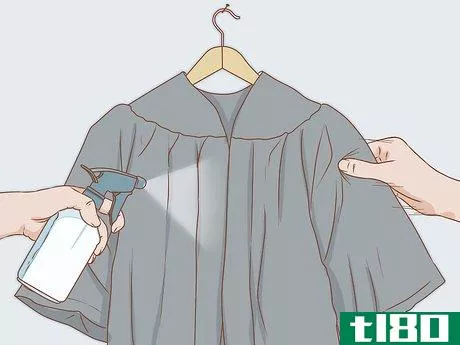 Image titled Get Wrinkles Out of a Graduation Gown Step 15