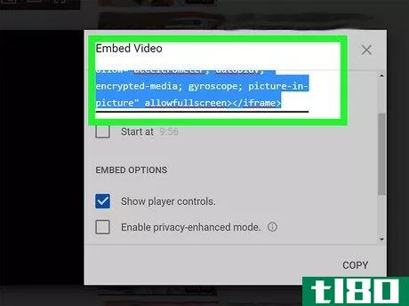 Image titled Get an Embed Code from YouTube Step 5