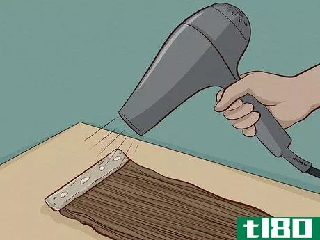 Image titled Glue Hair Extensions Step 12