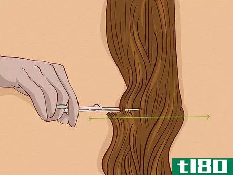 Image titled Glue Hair Extensions Step 3
