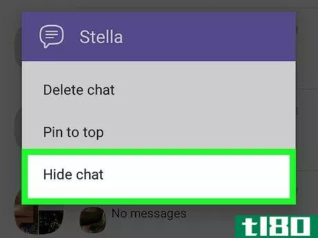 Image titled Hide Viber Chats on Android Step 4