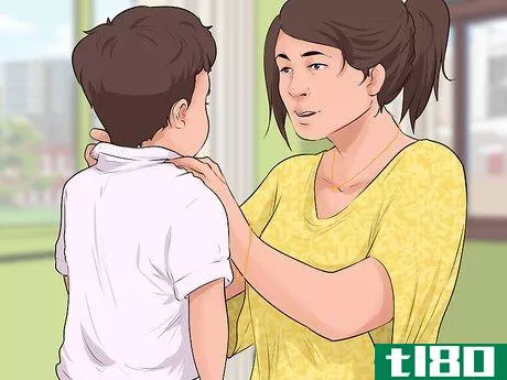 Image titled Help a Male Child Provide a Urine Sample Step 1