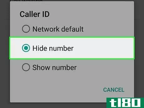 Image titled Hide Your Caller ID on Android Step 13