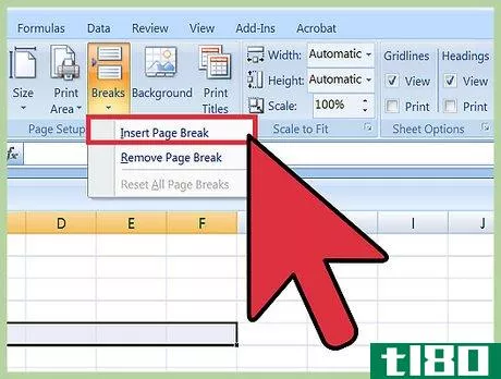 Image titled Insert a Page Break in an Excel Worksheet Step 8
