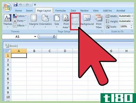 Image titled Insert a Page Break in an Excel Worksheet Step 4