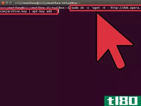 Image titled Install Opera Browser Through Terminal on Ubuntu Step 1