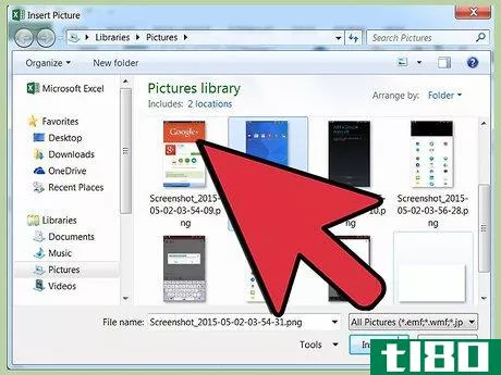 Image titled Insert Graphics Into Microsoft Excel Step 8