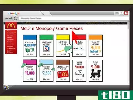 Image titled Increase Your Chances at McDonald's Monopoly Game Step 2