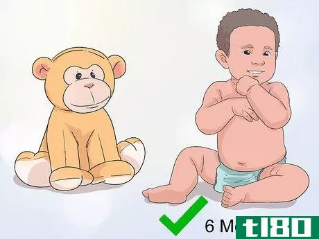 Image titled Introduce Stuffed Animals to Your Baby Step 1