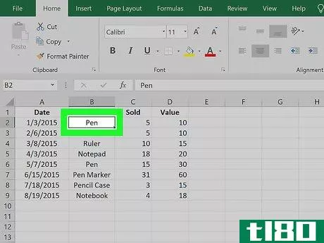 Image titled Insert a Row in Excel Using a Shortcut Step 2