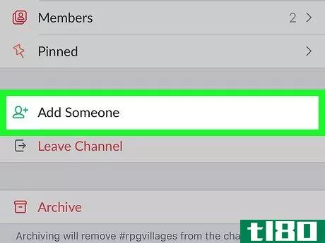 Image titled Invite Someone to a Slack Channel on iPhone or iPad Step 5