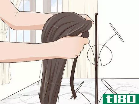 Image titled Keep a Synthetic Ponytail from Tangling Step 11