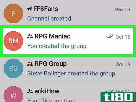 Image titled Invite Someone to a Group on Telegram on Android Step 2