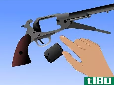 Image titled Load a Black Powder Revolver Step 1