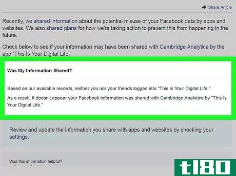 Image titled Know if Your Facebook Data Was Shared with Cambridge Analytica Step 4