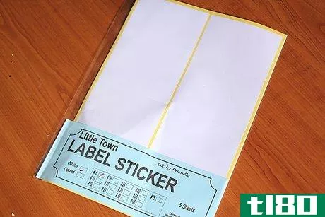 Image titled Load Labels Into an Inkjet Printer Step 1