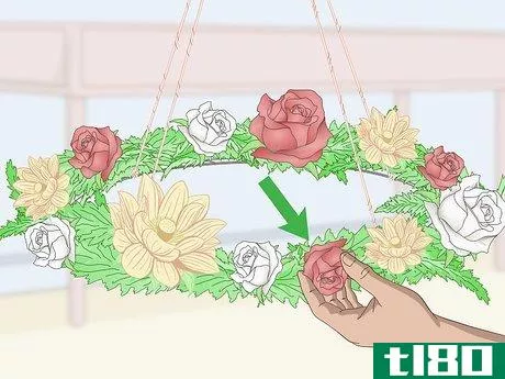 Image titled Make a Hanging Flower Chandelier Step 6