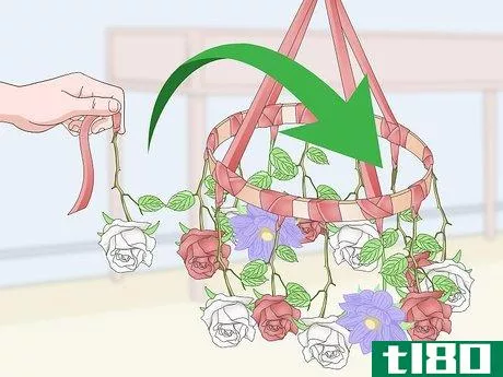 Image titled Make a Hanging Flower Chandelier Step 17