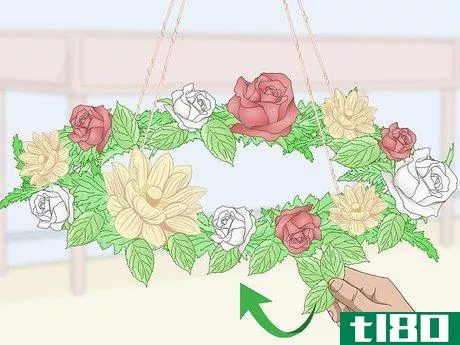 Image titled Make a Hanging Flower Chandelier Step 7