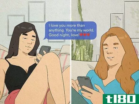 Image titled Say Goodnight to Your Girlfriend over Text Step 3