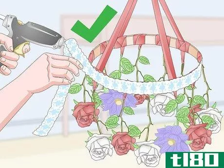 Image titled Make a Hanging Flower Chandelier Step 18