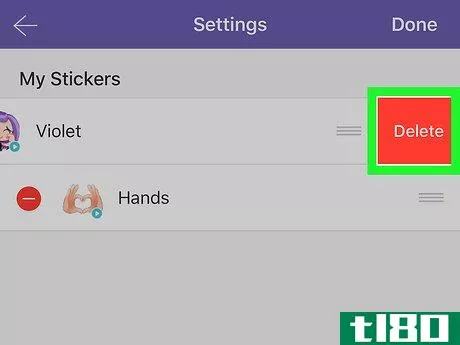 Image titled Delete Stickers on Viber on iPhone or iPad Step 7