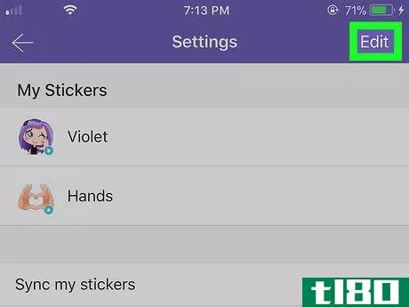Image titled Delete Stickers on Viber on iPhone or iPad Step 5