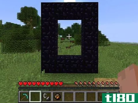 Image titled Make a Nether Portal in Minecraft PE Step 9