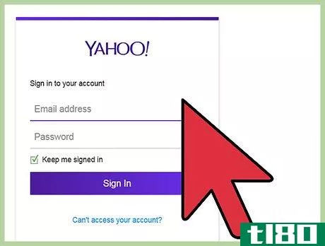 Image titled Make a New Yahoo! Email on Your Same Yahoo! Mail Account Step 1