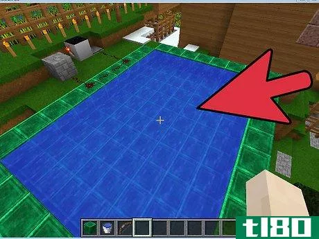 Image titled Make a Pool in Minecraft Step 3