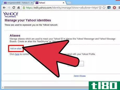 Image titled Manage Your Yahoo Aliases Step 8