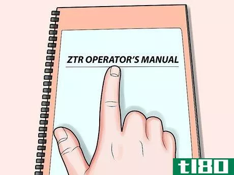 Image titled Operate a ZTR Lawnmower Step 3
