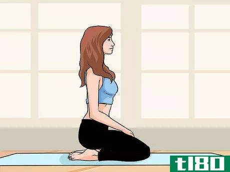 Image titled Perform Child Pose in Yoga Step 1
