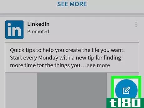 Image titled Post Something on LinkedIn on Android Step 2