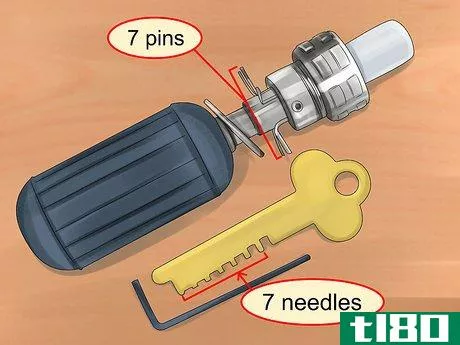 Image titled Pick a Tubular Lock Step 10