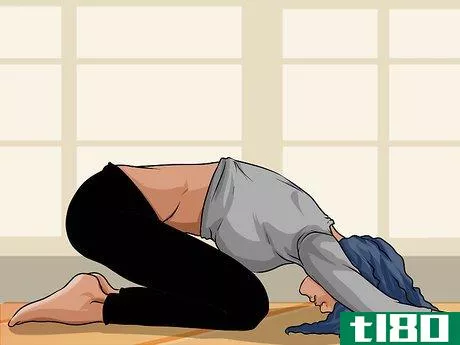 Image titled Perform Child Pose in Yoga Step 3