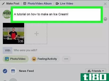 Image titled Post a YouTube Video on Facebook Step 32