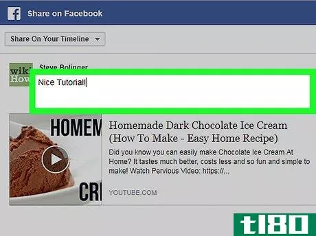 Image titled Post a YouTube Video on Facebook Step 15