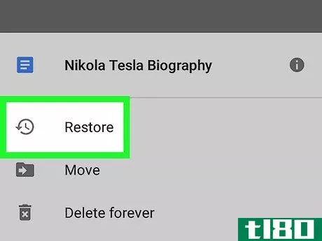 Image titled Recover Google Docs on Android Step 5
