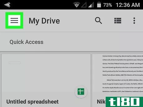 Image titled Recover Google Docs on Android Step 2