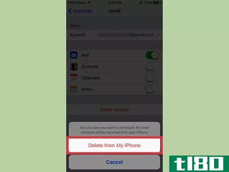 Image titled Remove Email Contacts from an iPhone Step 6