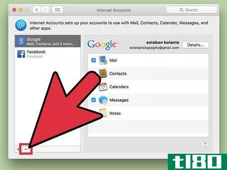 Image titled Remove Email Accounts from a Mac Step 5