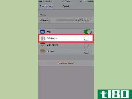 Image titled Remove Email Contacts from an iPhone Step 5