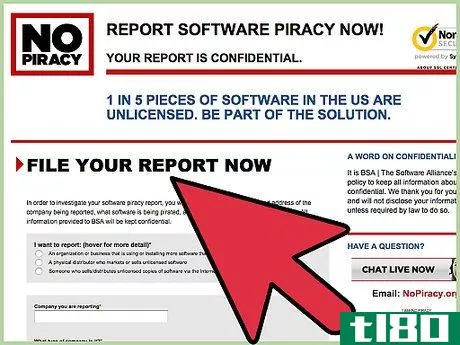 Image titled Report Software Piracy Step 8