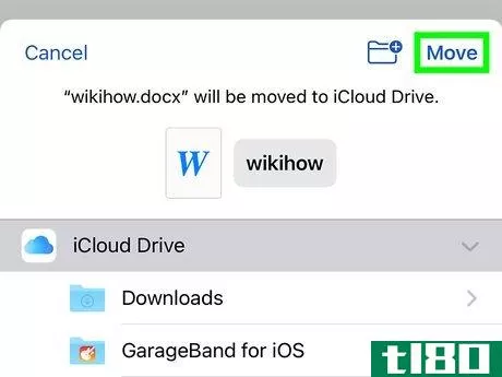 Image titled Save a Word Document in iCloud Step 8