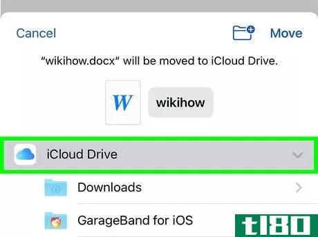 Image titled Save a Word Document in iCloud Step 6
