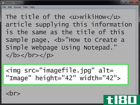 Image titled Set Image Width and Height Using HTML Step 2
