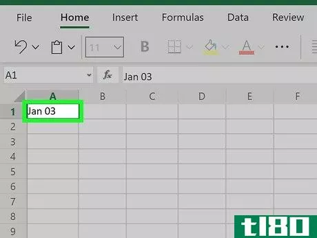 Image titled Set a Date in Excel Step 1