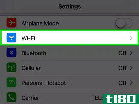 Image titled Set the Default Wi‐Fi Network on an iPhone Step 2
