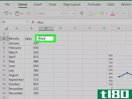 Image titled Show the Max Value in an Excel Graph Step 3